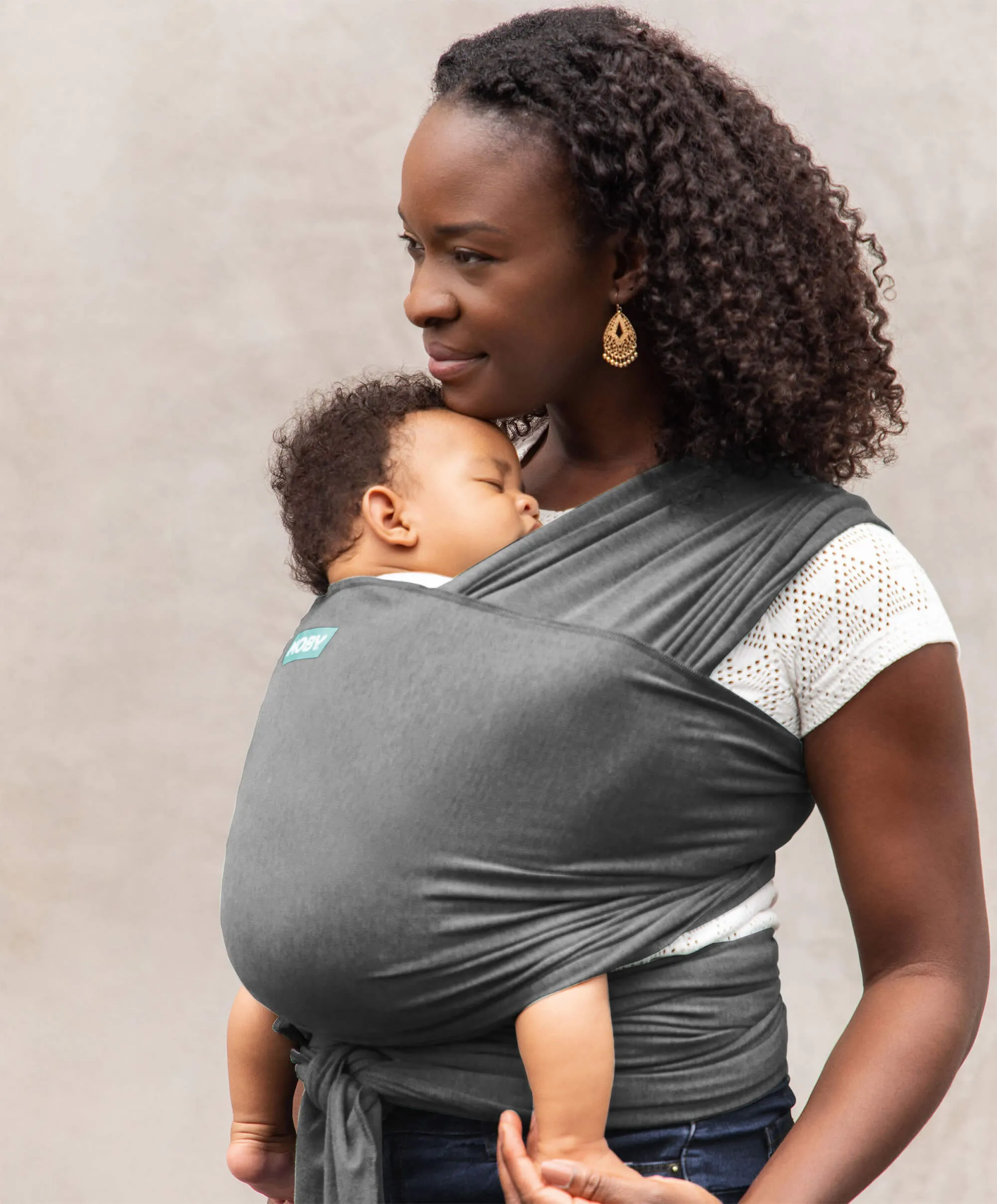 Moby Elements Wrap Baby Carrier - Asphalt