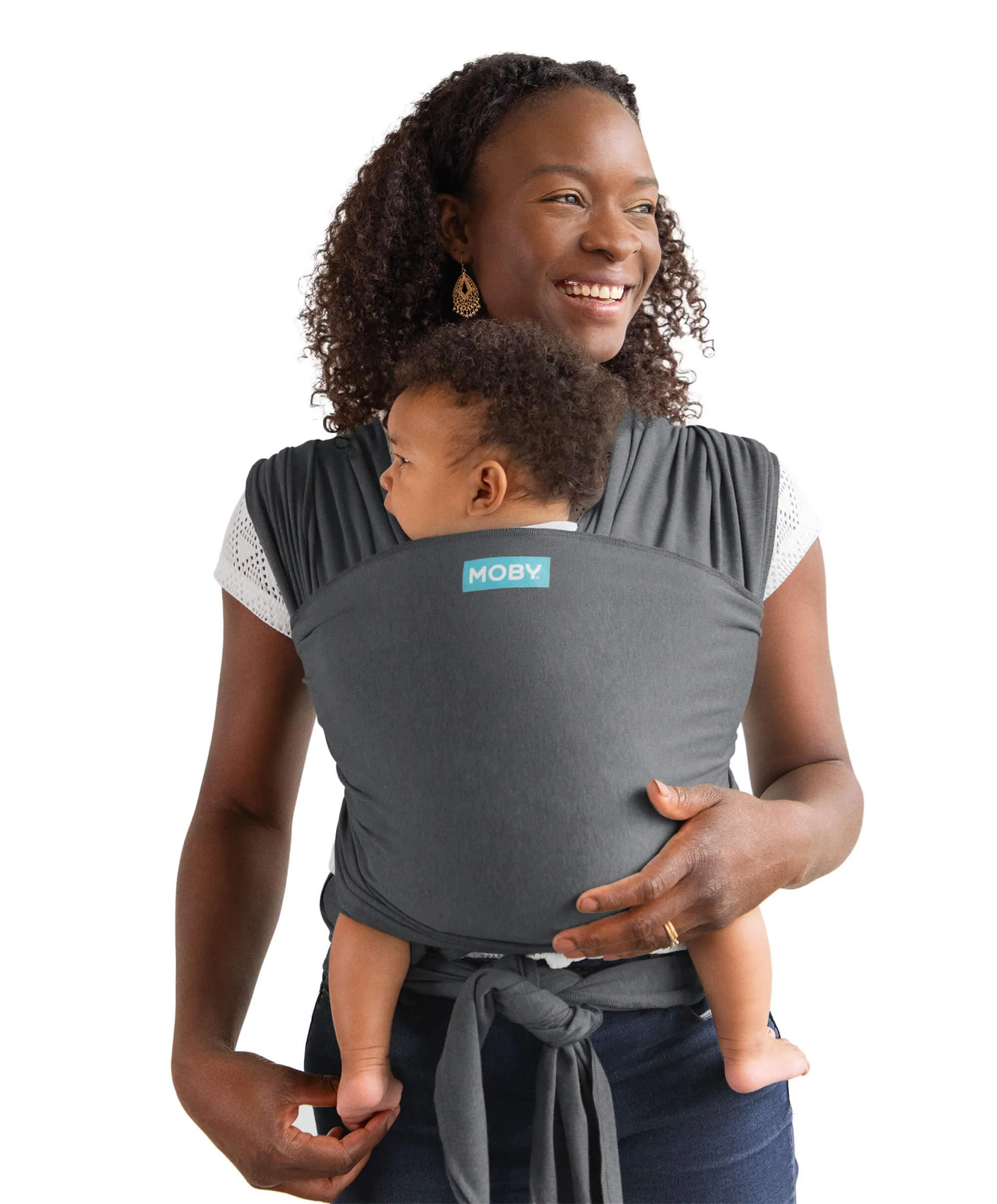 Moby Elements Wrap Baby Carrier - Asphalt