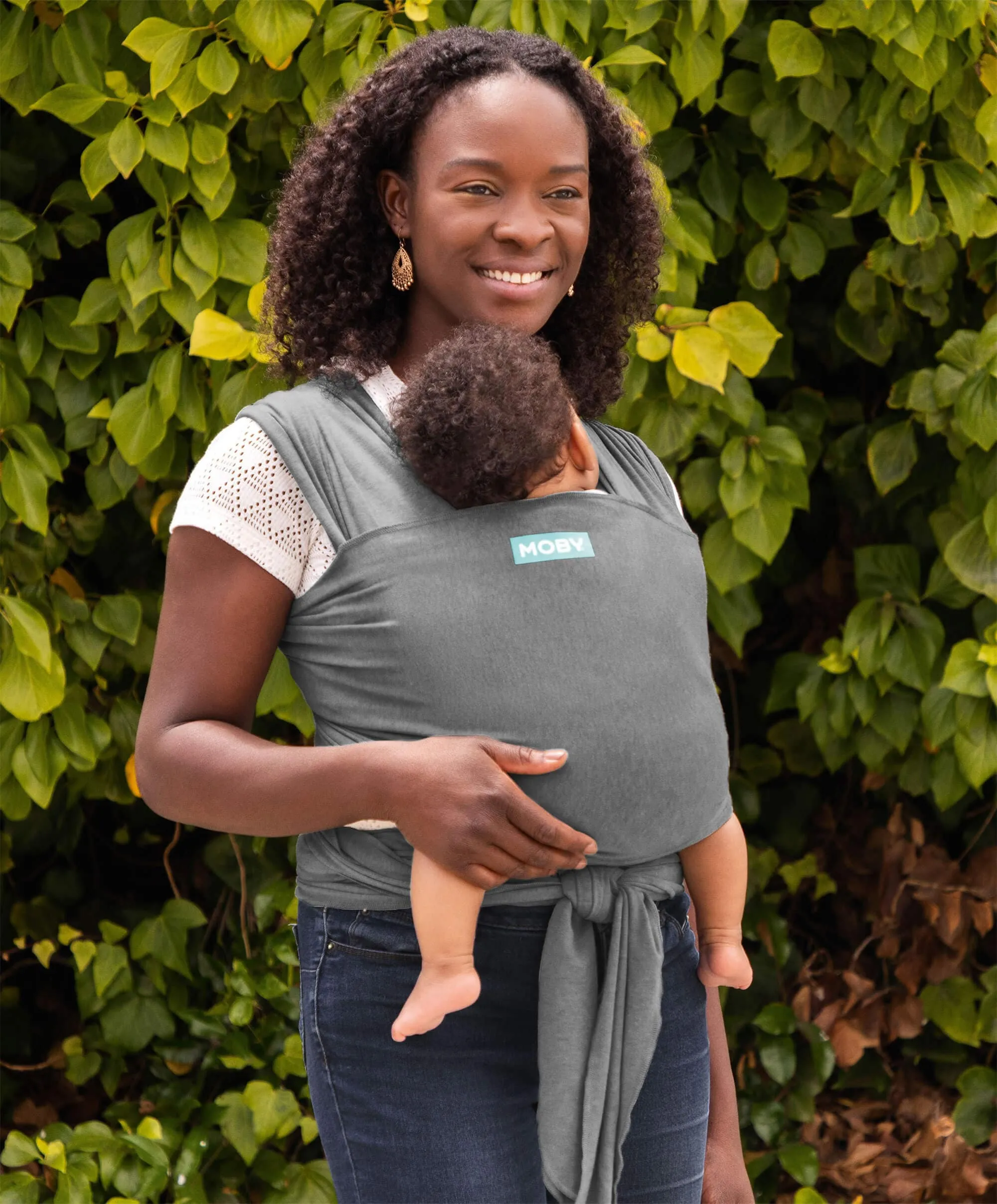 Moby Elements Wrap Baby Carrier - Asphalt