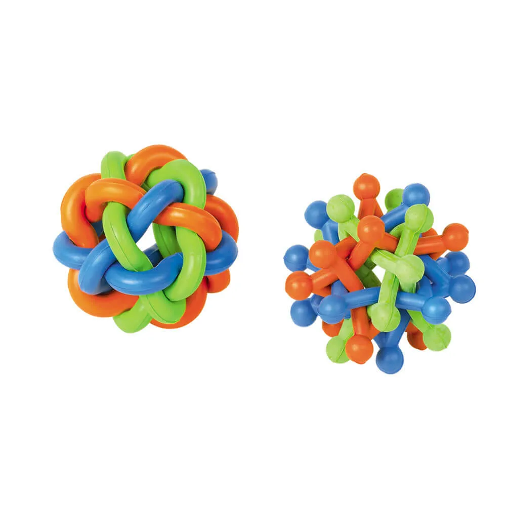 Nobby Knotted Ball Rubber Dog Toys Chew