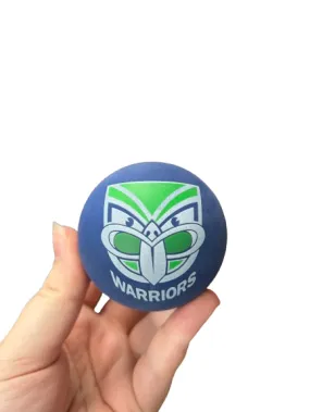 NRL  Rubber High Bounce Hand Ball - New Zealand Warriors - Single - 6cm