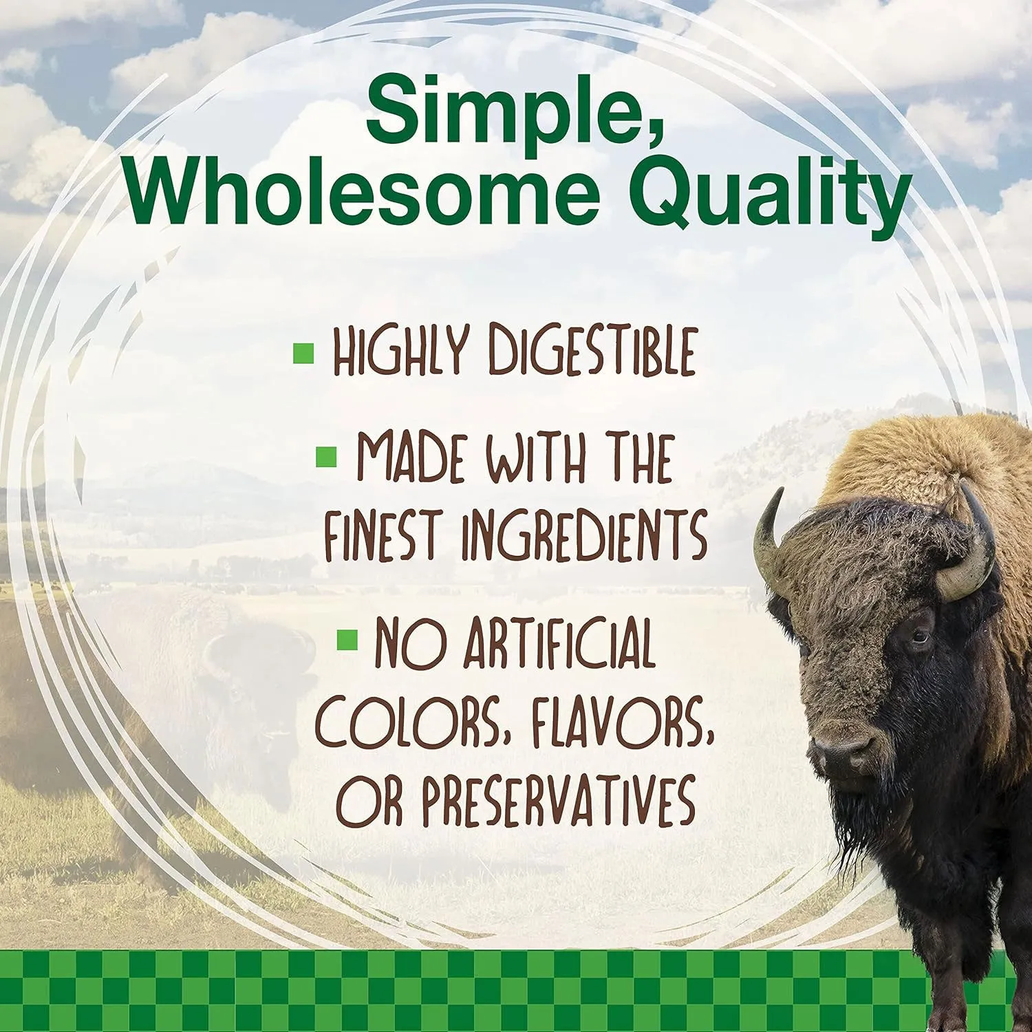 Nylabone Healthy Edibles WILD Bison Chew