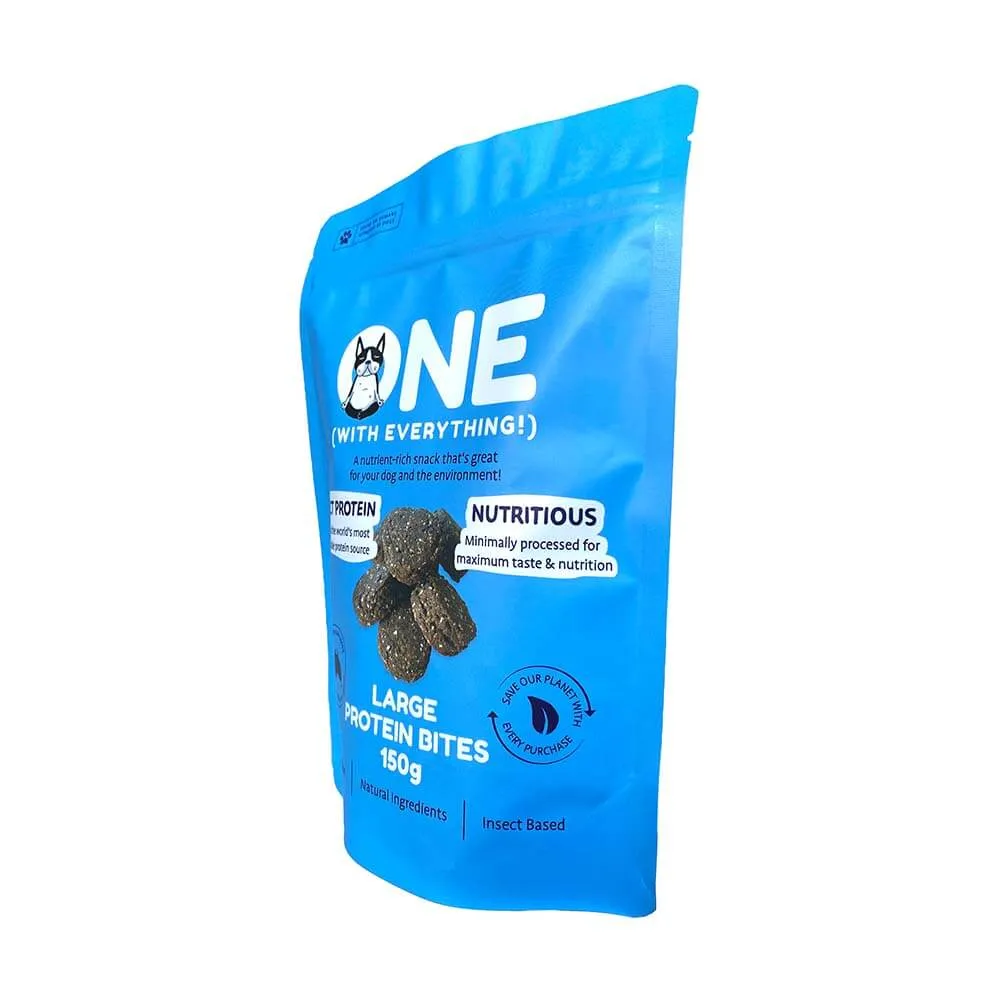 One with Everything Large Protein Bites Dog Treats 150g