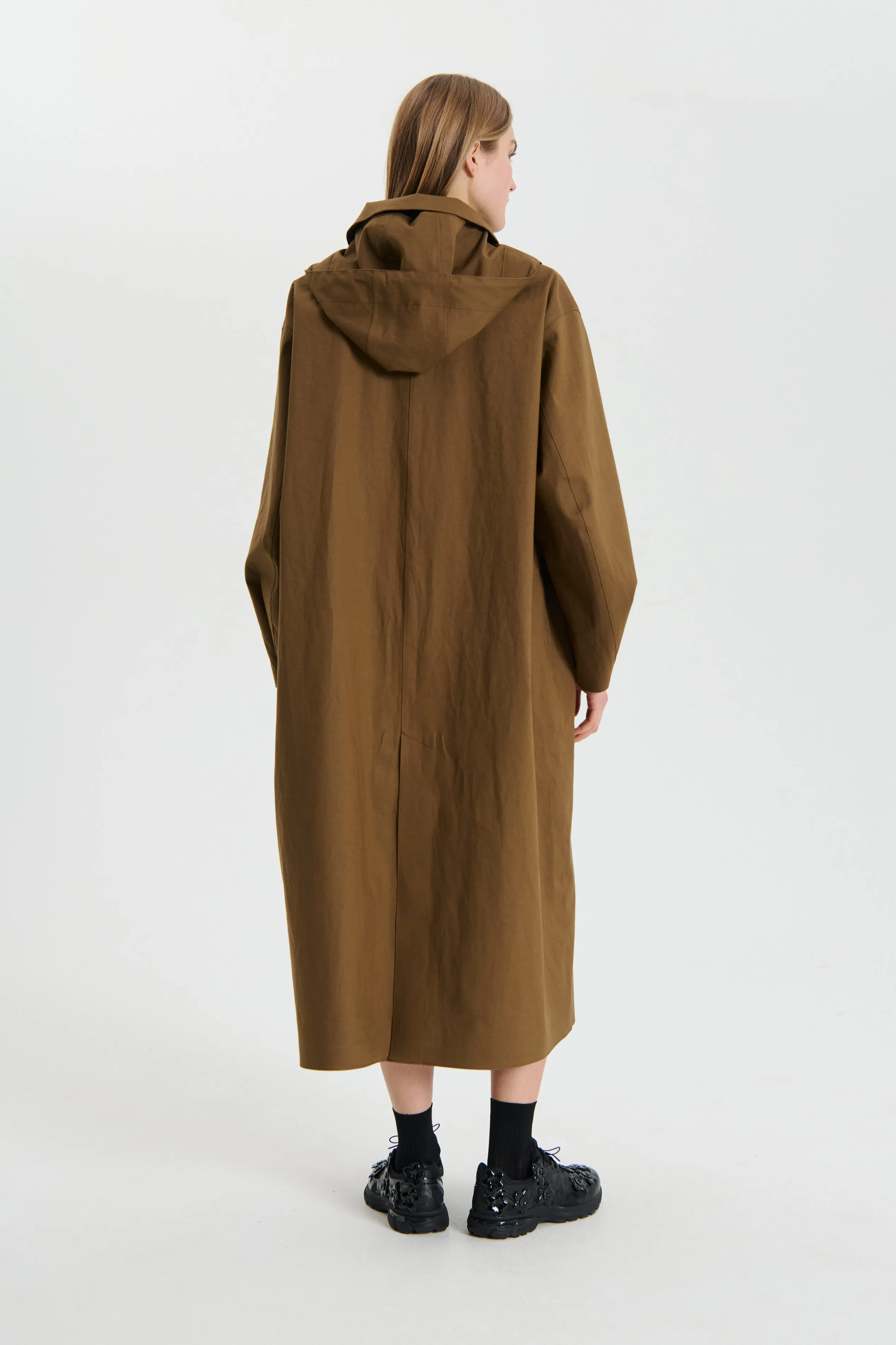 ONID | COAT BONDED COTTON BROWN