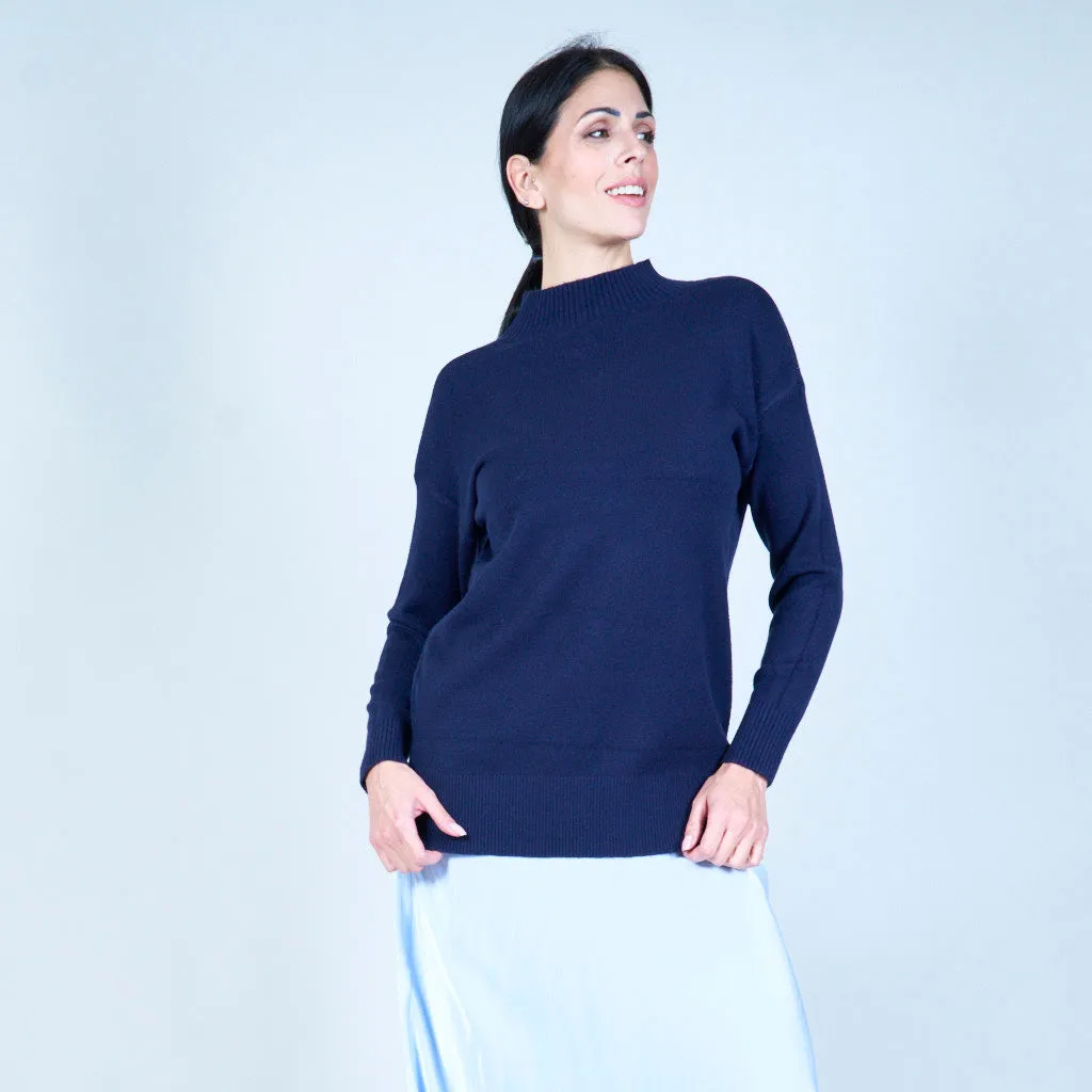 Oversized high-neck sweater wholesale