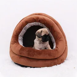 PAWS ASIA Supplier Wholesale Washable Cheap Eco Friendly Fancy Cute Fluffy Plush Small Dog Bed Cat