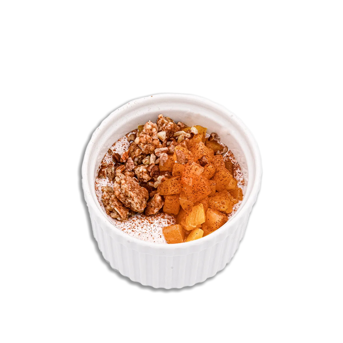 Peach Cobbler Probiotic Parfait