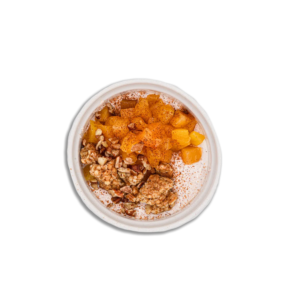 Peach Cobbler Probiotic Parfait