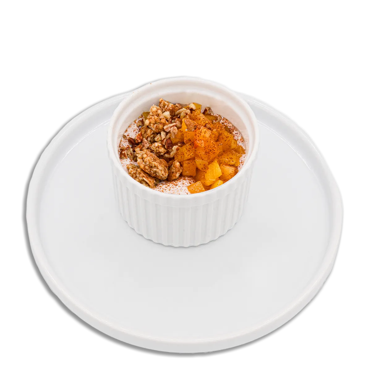 Peach Cobbler Probiotic Parfait