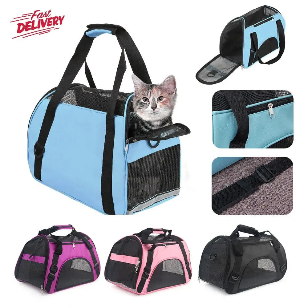 Pet Carrier Bag Portable Soft Fabric For Dog or Cat