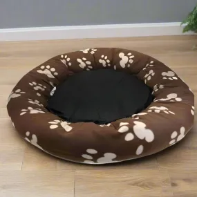 Pet Hub Jumbo Paw Prints Pet Bed