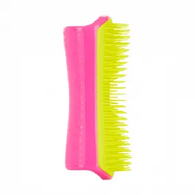 PET TEEZER DETANGLING AND DOG GROOMING PINK/YELLOW