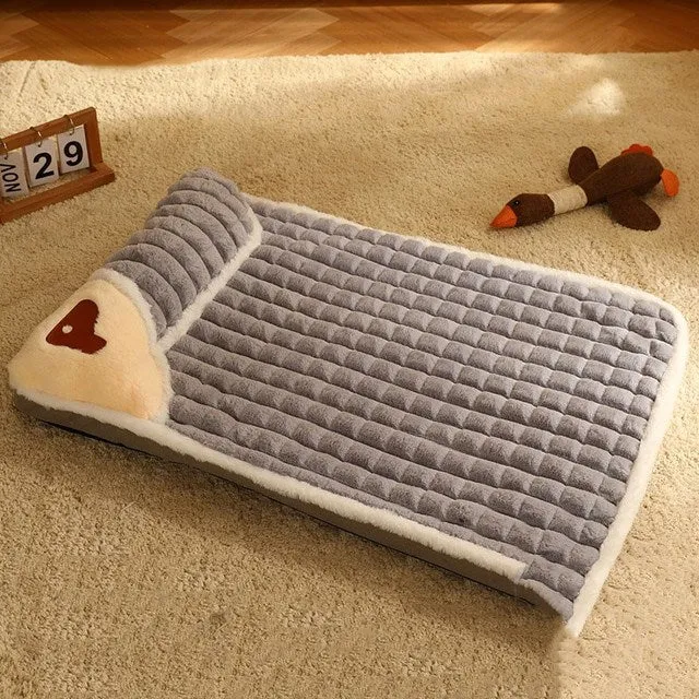 Plaid Dog Bed - Winter Warm Mat