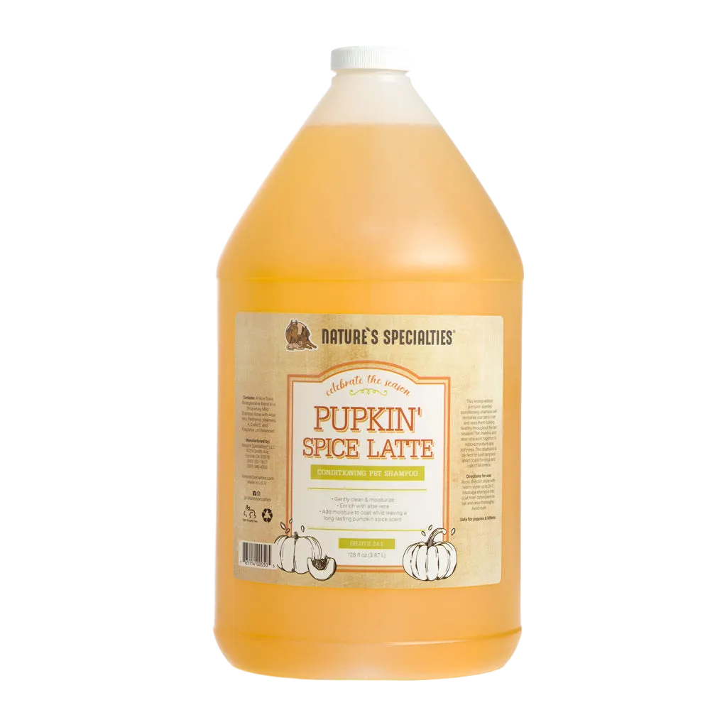 Pupkin Spice Latte Shampoo Gallon by Nature's Specialties