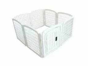 PUPPY PLAYPEN IN PLASTIC - M WHITE