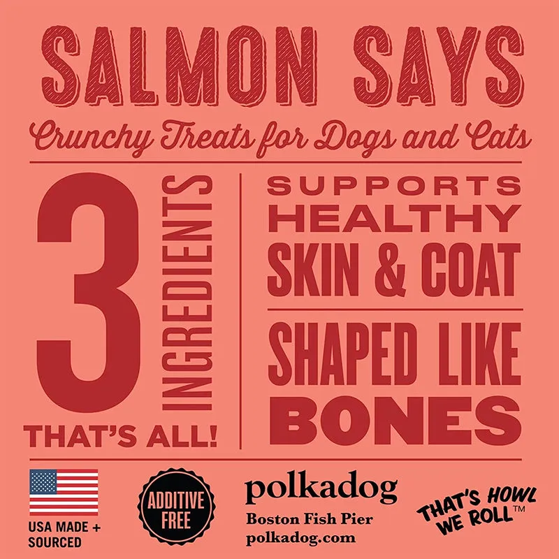 Salmon Says Crunchy Bones 7oz