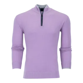 Sebonack Quarter-Zip Sweater (Willowherb)