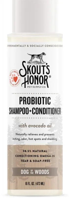 Skout's Honor Probiotic Shampoo Conditioner Dog of the Woods