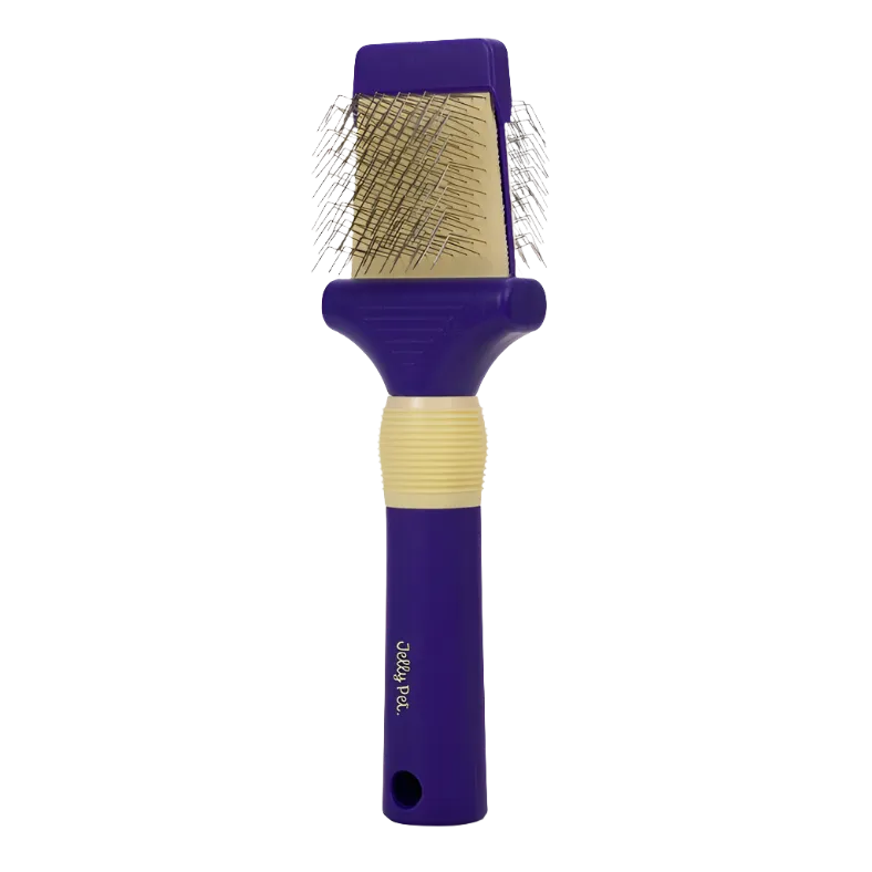 Small Double Sided Slicker Brush by Jelly Pet