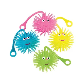 Smile Face Puffer Ball YoYos | 12ct