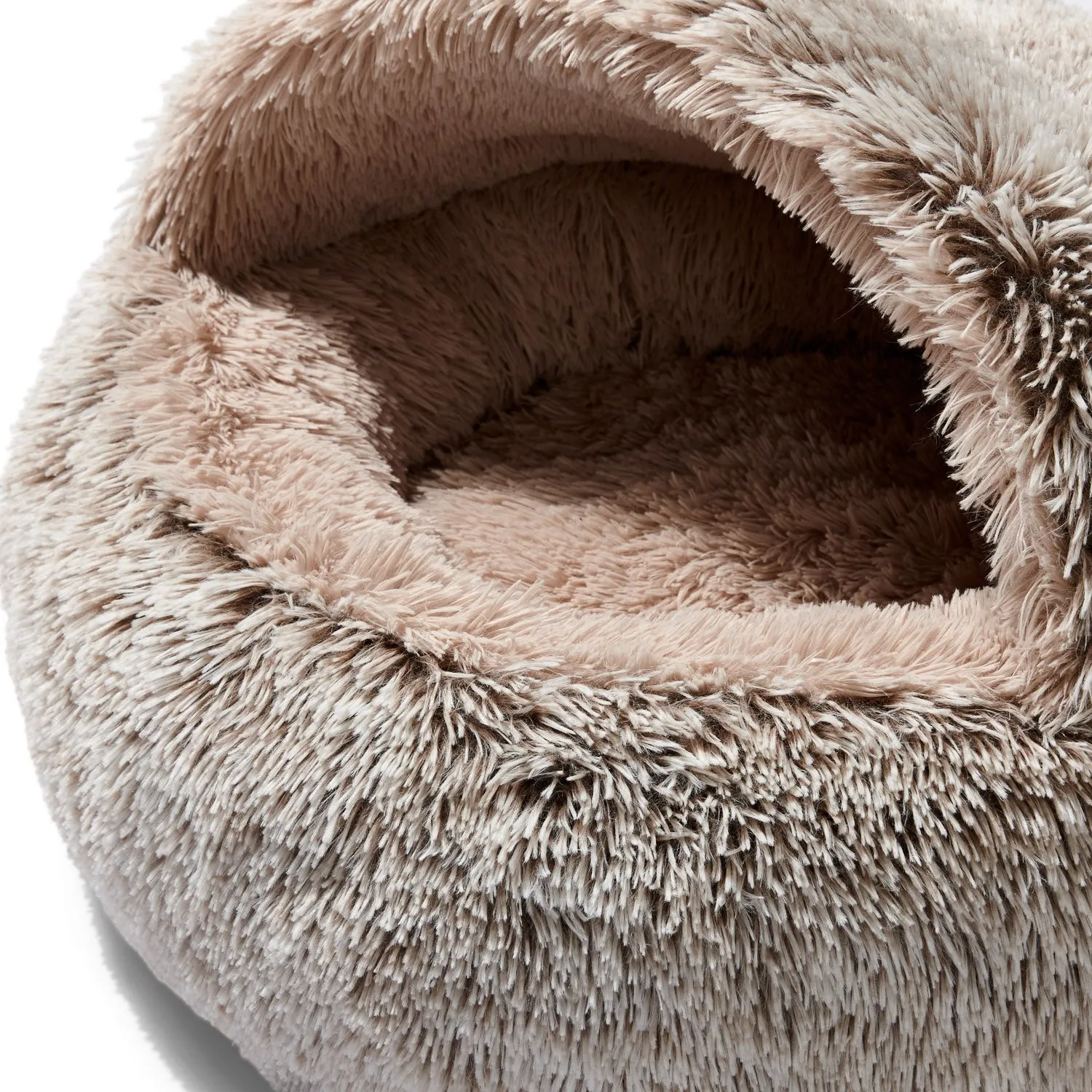 Snooza Hooded Cuddler Soothing and Calming Mink Dog Bed Medium^^^