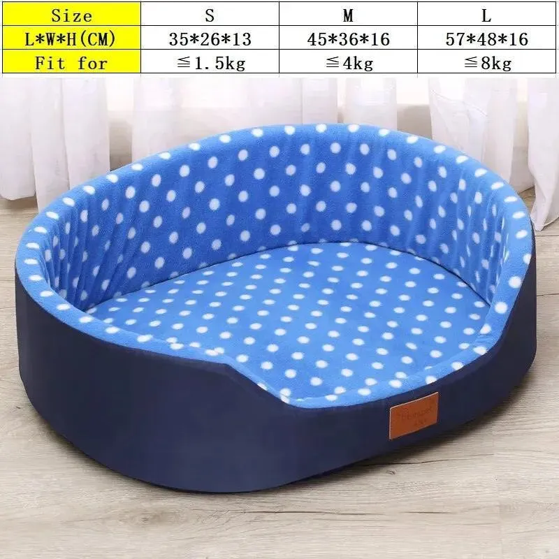 Soft Double-Sided Pet Bed Sofa