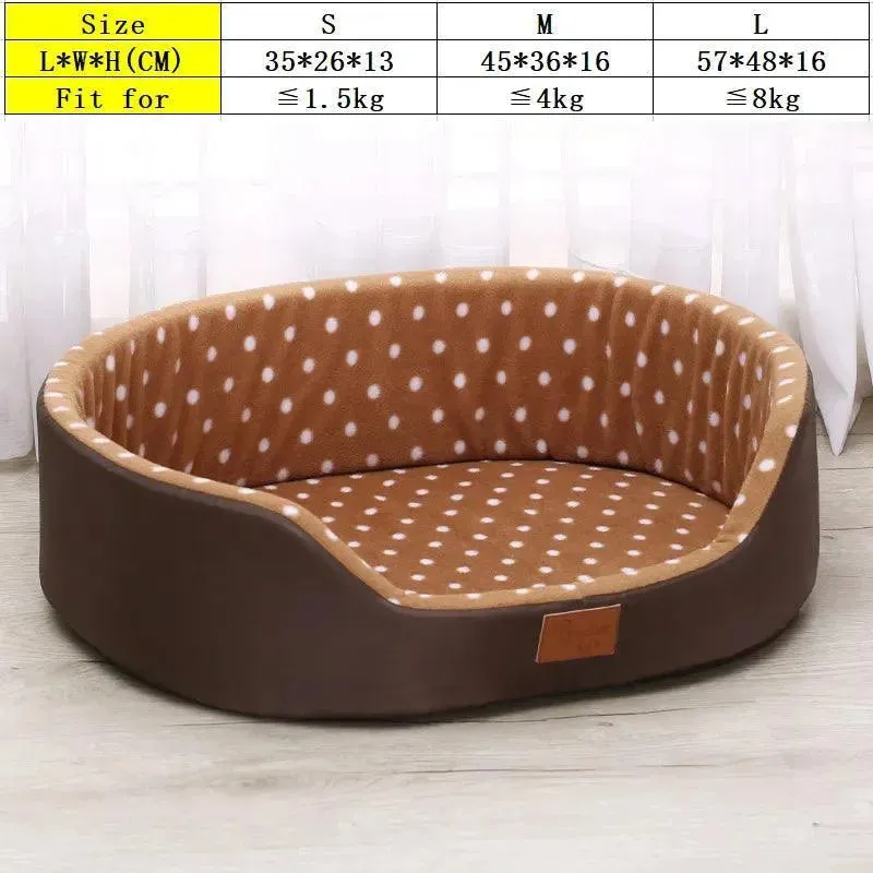 Soft Double-Sided Pet Bed Sofa