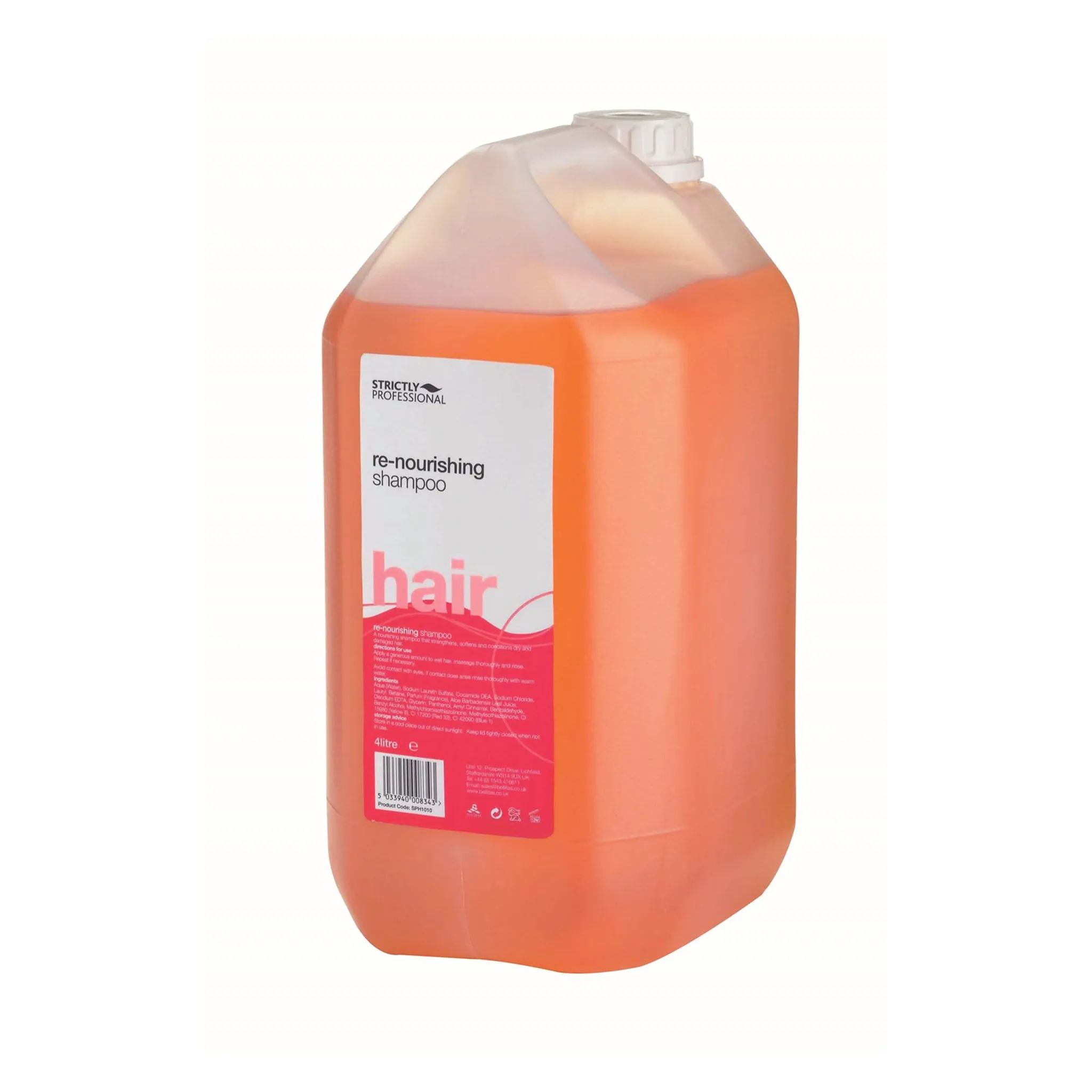 Strictly Professional Re-Nourishing Shampoo 4 Litre