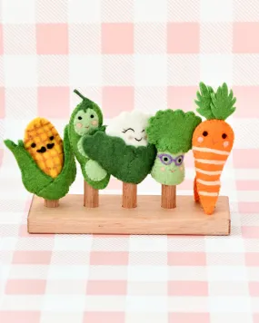 TARA TREASURES VEGETABLE FINGER PUPPETS