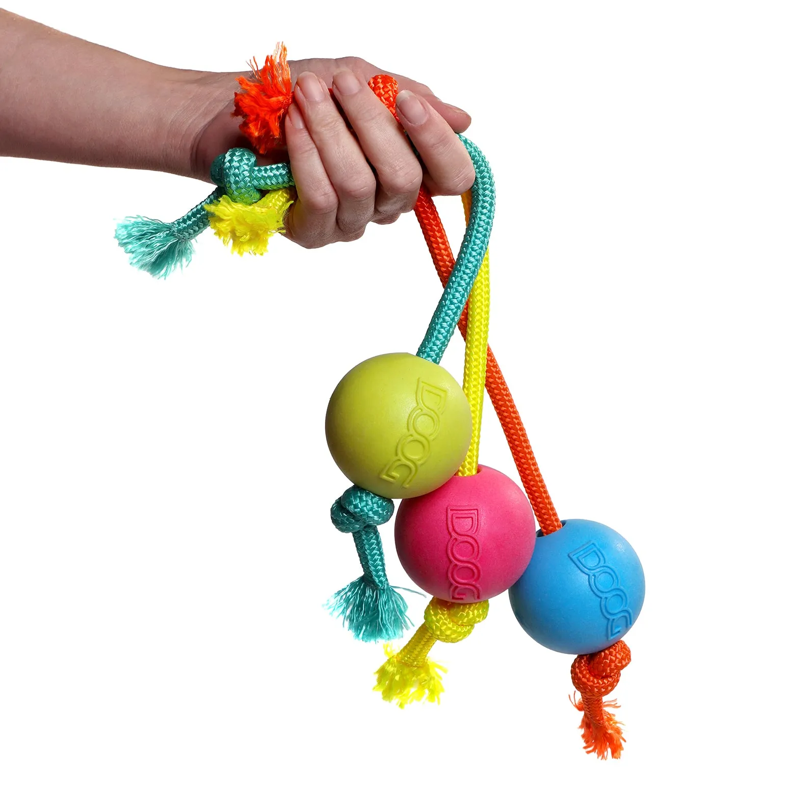 The Fetchables - Fetch & Tug ball  (Yellow)