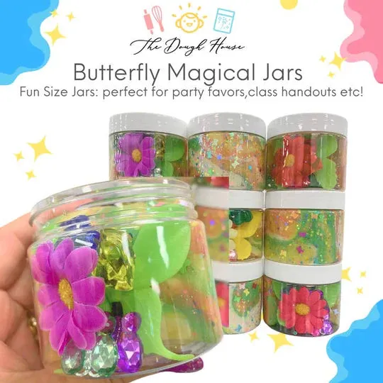 Toy Butterfly Sensory Dough Magical 5oz Jar 60606