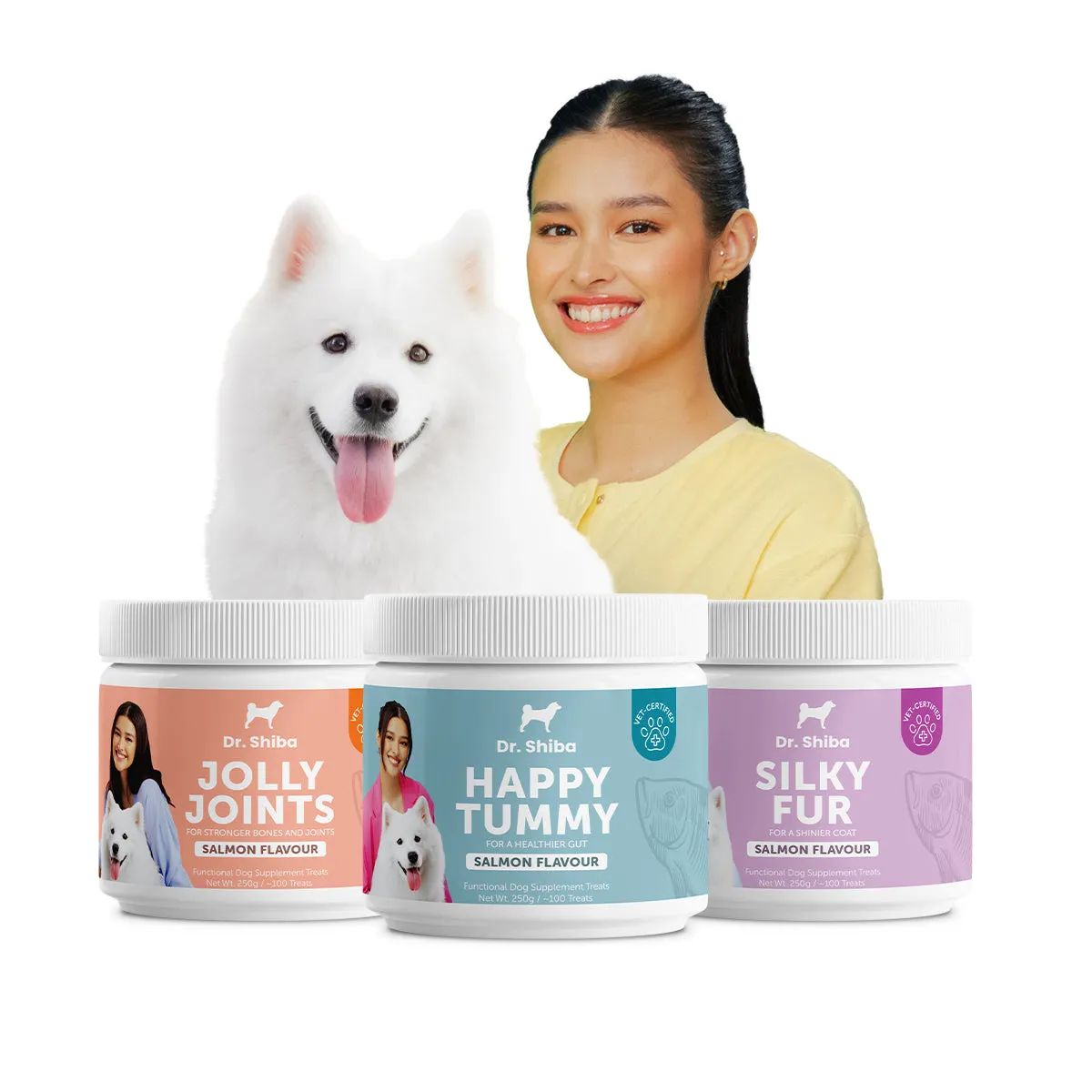 Triple Care Bundle - Happy Tummy, Jolly Joints & Silky Fur - Dog Supplement Treats