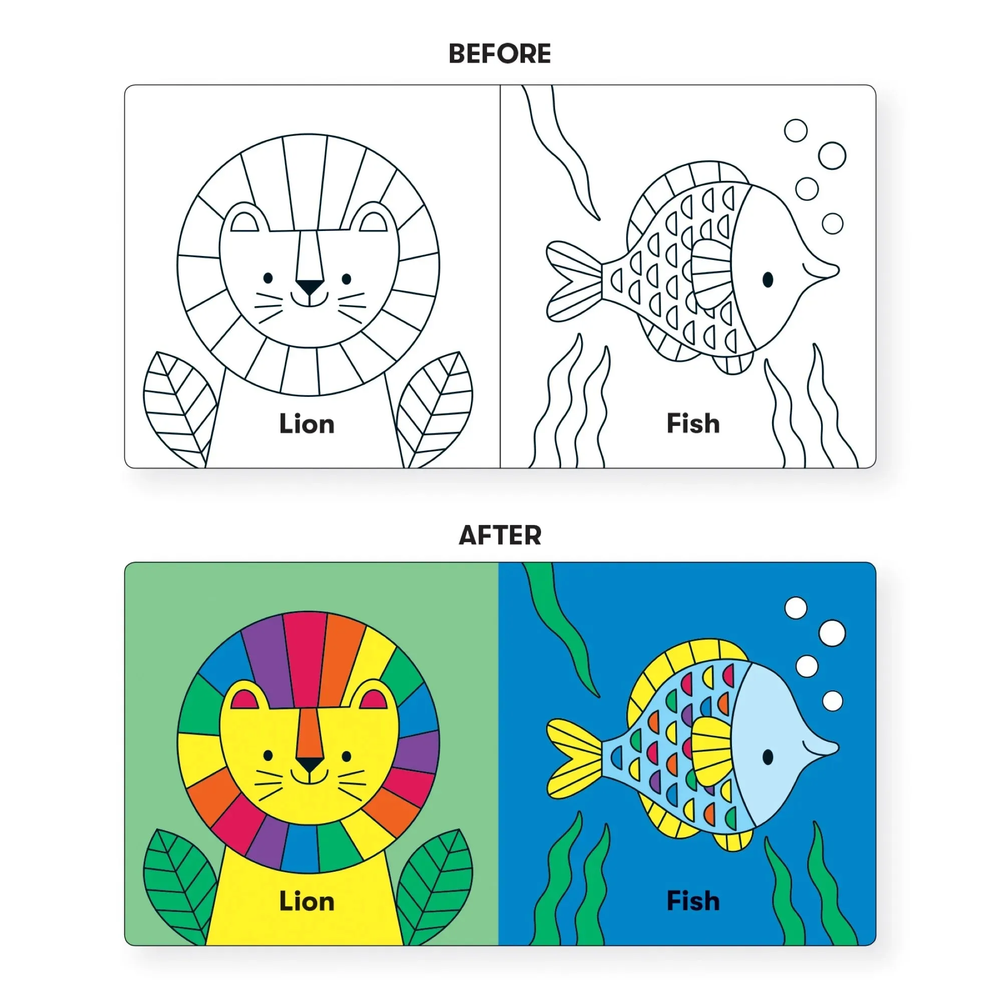 Wild Rainbow Color Magic Bath Book