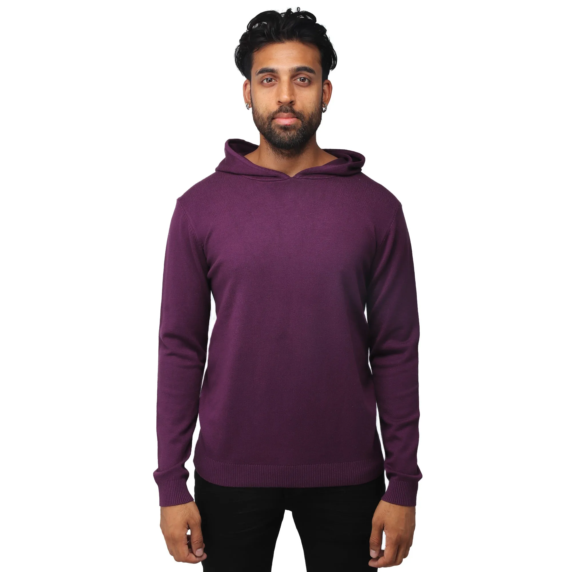 X RAY Men's Basic Casual Pullover Hooded Sweater