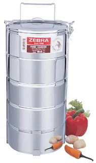 Zebra | Food Carrier / Tiffin Box 18 cm - 5 Layer